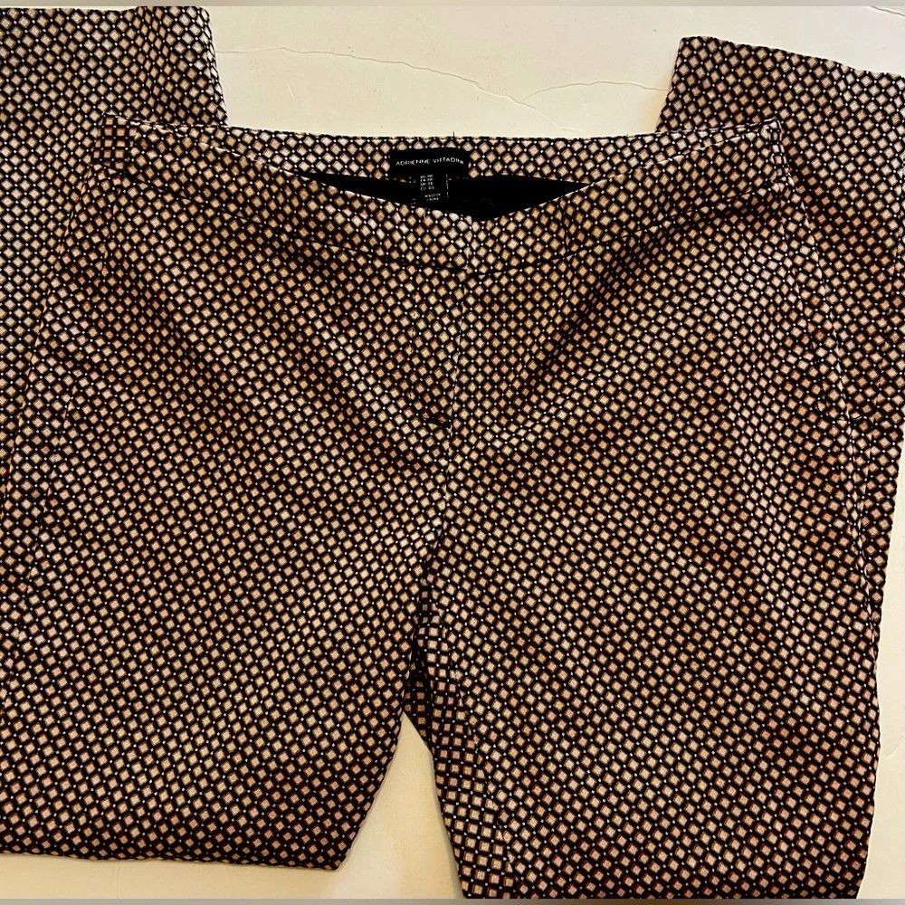 Adrienne vittadini multicolored skinny leg pants size 10